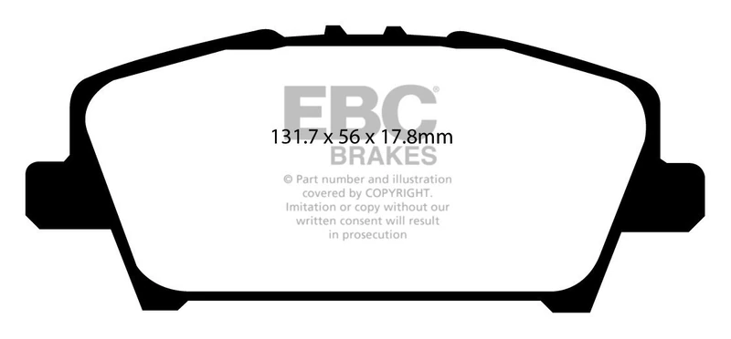 EBC Brakes DP41901R Yellow stuff Brake Pads