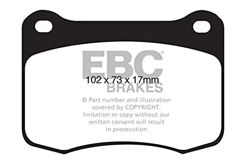 EBC Brakes DP41820R Yellowstuff Brake Pads