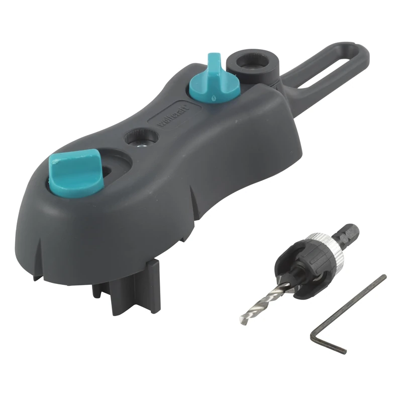 wolfcraft Deck Flooring Drilling Set, 3 pcs. I 6960000 I for Uniform Fastening of Deck Boards