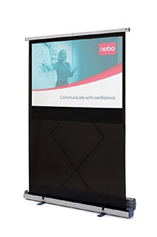 Nobo Portable Floorstanding Projection Screen Home Theatre/Office/Cinema Screen 16:10 Screen Format (1600x1000mm)