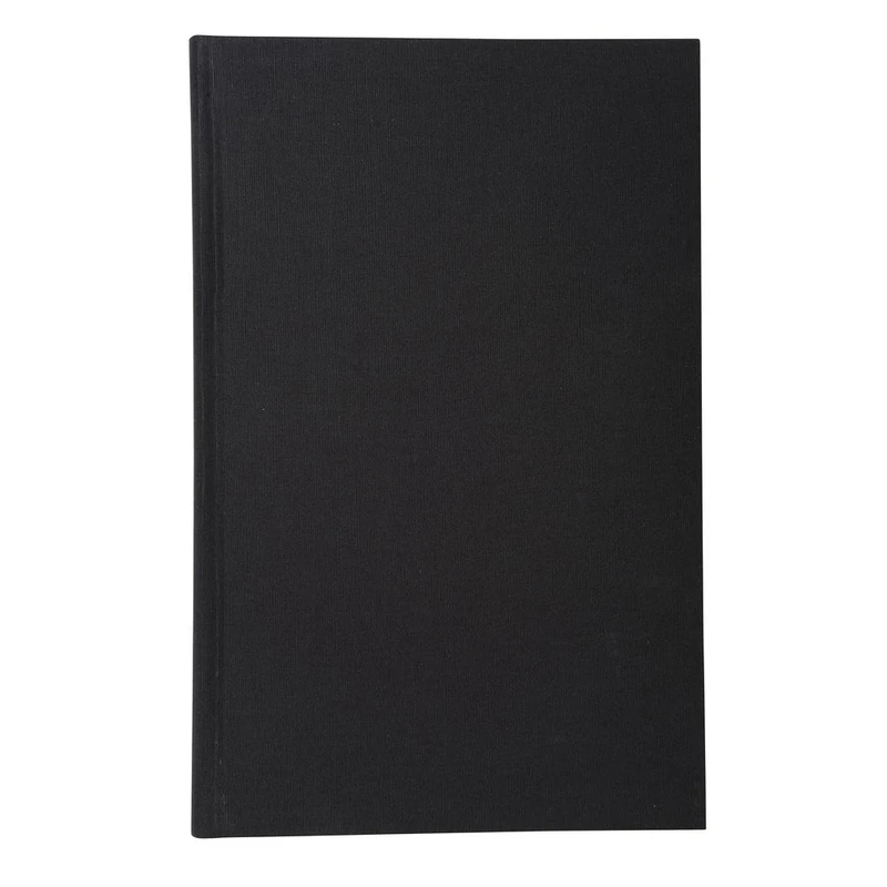 Exacompta - Ref. 313E - 1 Quadled Register 5 x 5-300 Pages - Inner Paper 110 g - Dimensions 360 x 225 mm - Vertical Format - Rigid Cover in Black Canvas