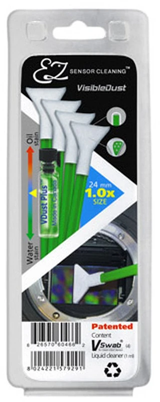 VisibleDust Green Series EZ Sensor Cleaning Kit 4x VSwab 1x 1 ml VD