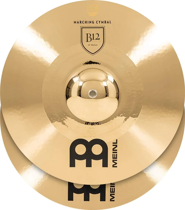 Meinl 20 inch B12 Bronze Medium Pair Marching Cymblas
