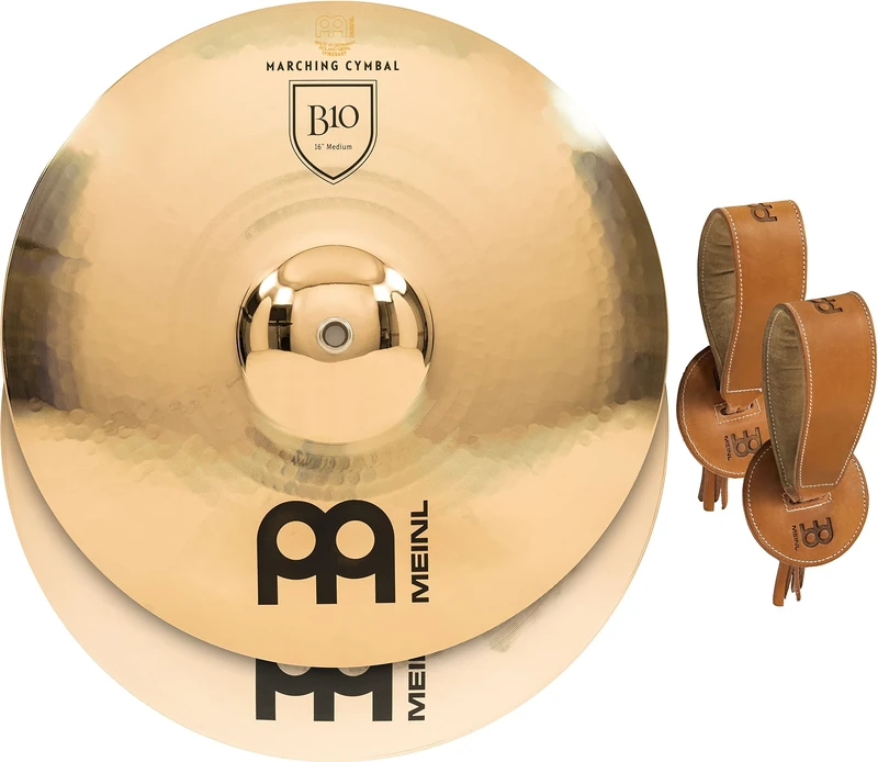 Meinl 16 inch B10 Bronze Medium Pair Marching Cymblas