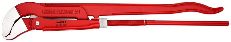 KNIPEX Pipe Wrench S-Type Red Powder-Coated 680 mm, 83 30 030