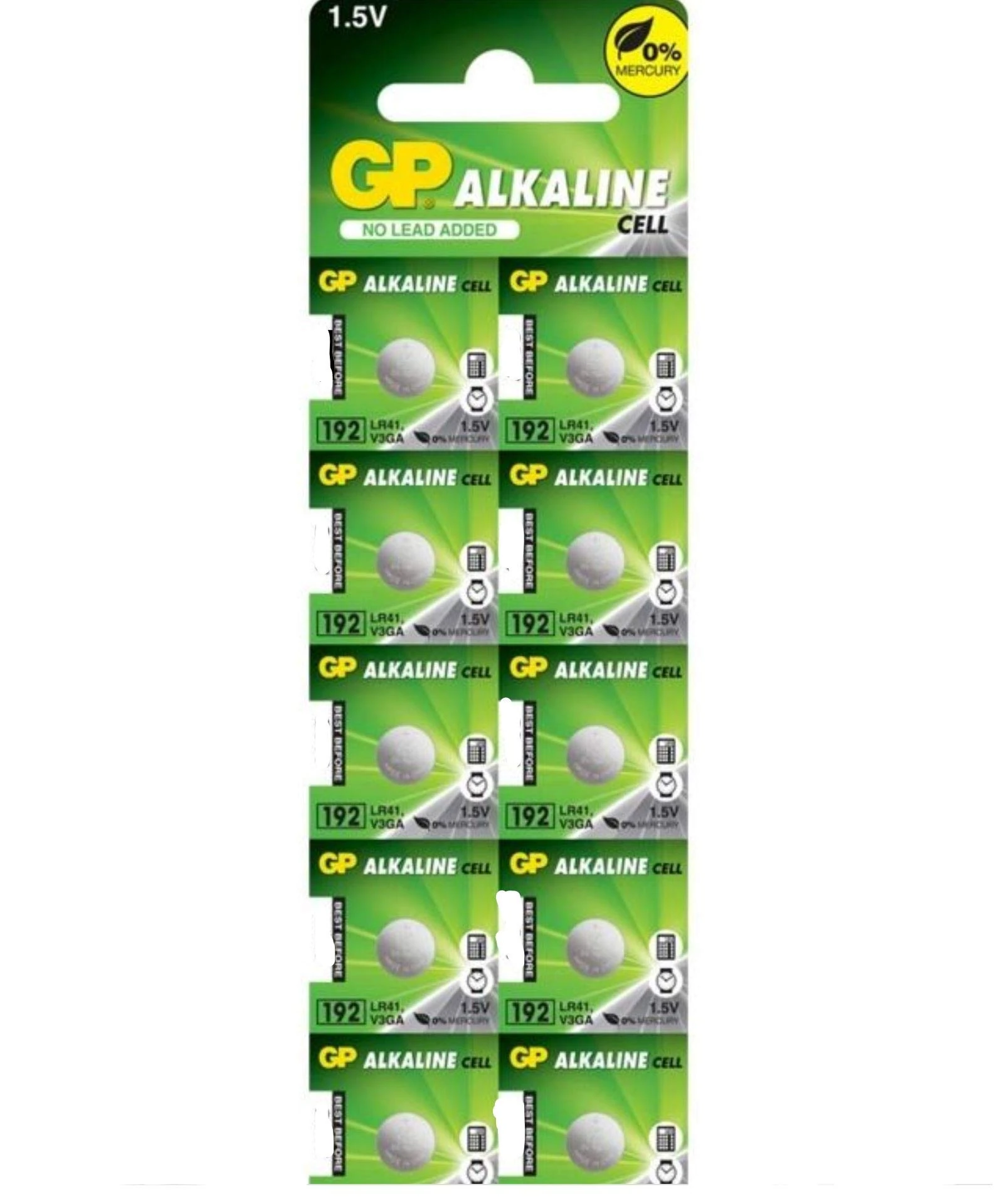 GP Batteries GP192-C10 Alkaline Coin Cell(10x)