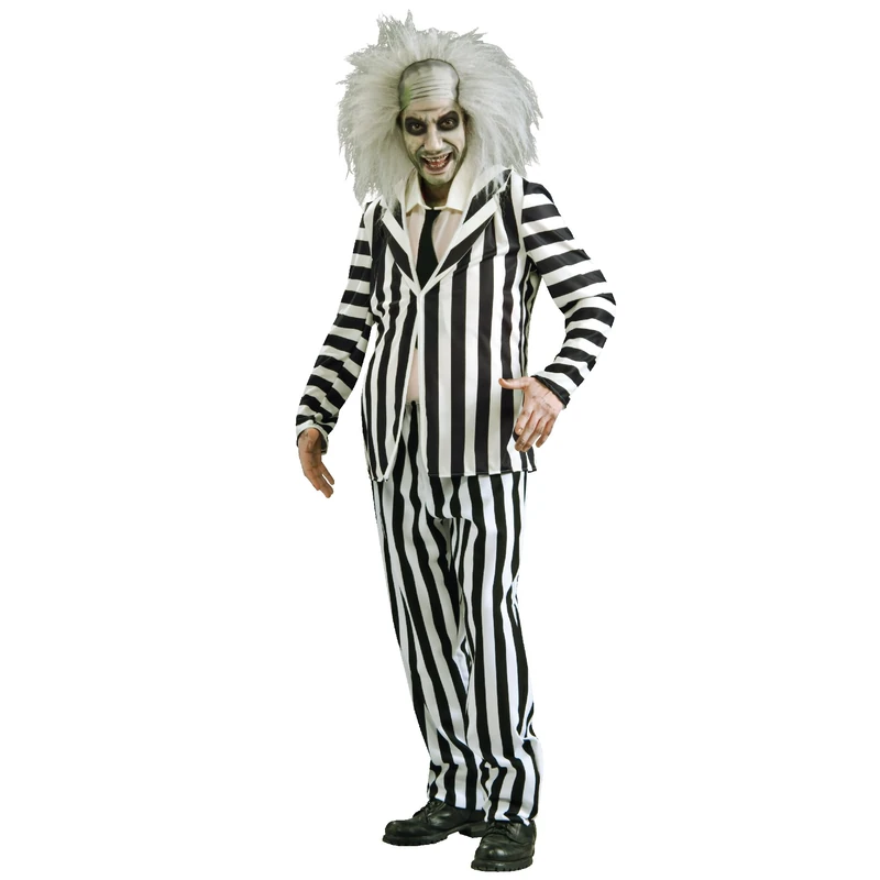 Rubies Official Beetlejuice Men's Adult Costume - Size X-Large Halloween, World Book Day