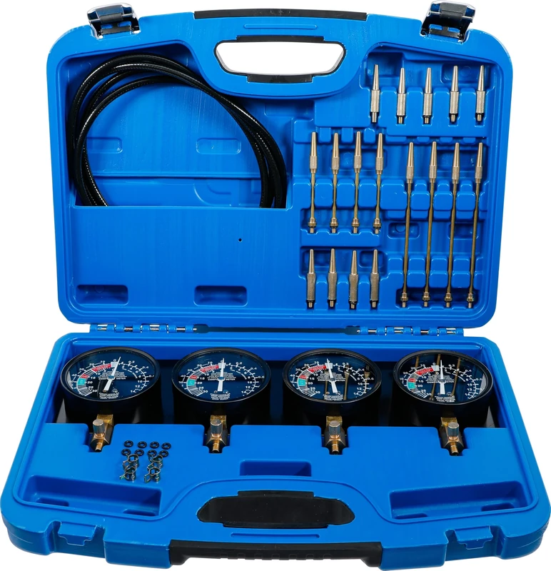 BGS 62670 | Synchronous Carburetor Tester | with 4 synchronous clocks | 29 pcs.