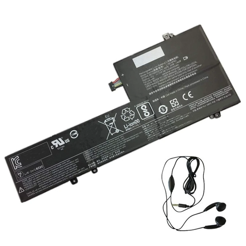 amsahr L16M4PB2-03 Replacement Battery for LENOVO L16M4PB2, Lenovo 5B10M55951 - Includes Stereo Earphone ()
