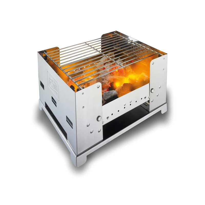 Esbit Stainless Steel Folding Barbeque - Image 1