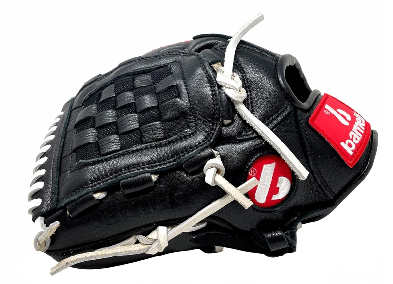 GL-120 REG competition leather baseball glove, outfield size 12, black (Right Hand Throw)