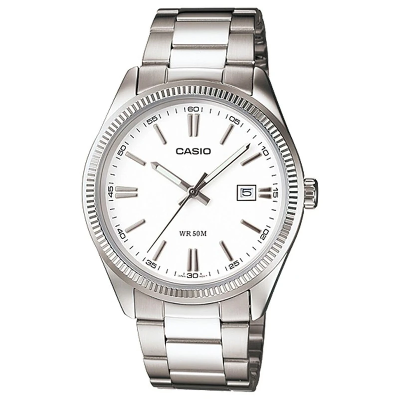 Casio S7231425 39mm 30mm Infant Watch One Size, White/Grey, Bracelet
