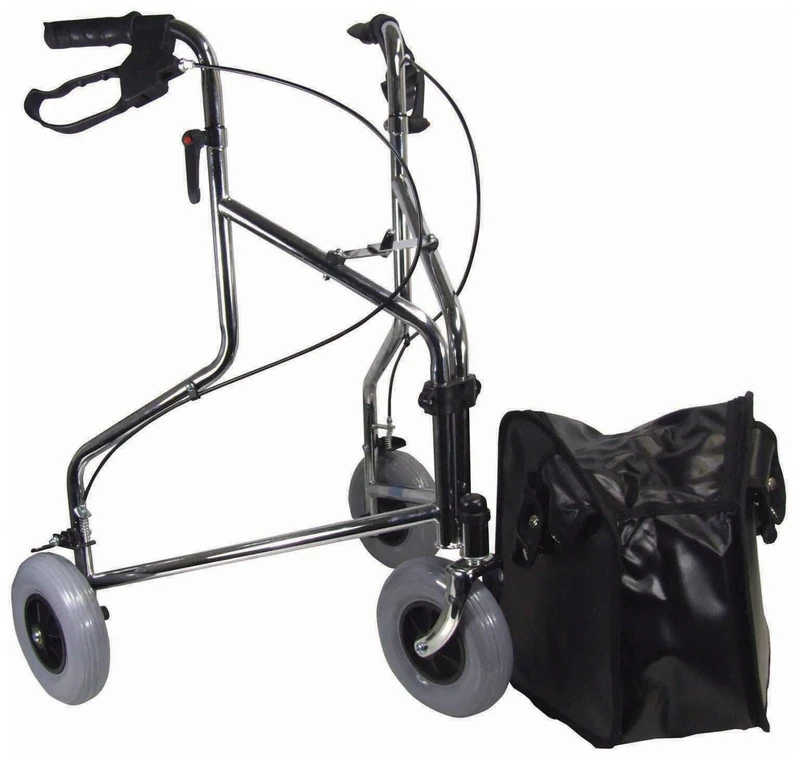 Aidapt Tri Walker with Bag Chrome (Eligible for VAT relief in the UK)