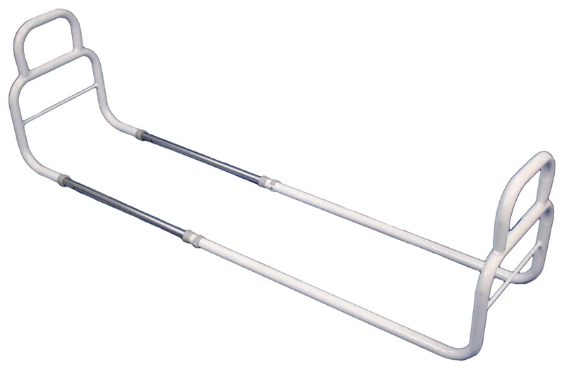Aidapt White Easy Fit Adjustable (960-1580) Bed stick Transfer Rail Designed to Help Getting In and Out of Bed - Image 1