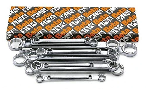 Beta 950177 Model 95 /S8 Set of 8 Double Ended Flat Ring Spanner
