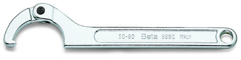 Beta 990250 Model 99 SQ50-80 Hook Spanner with Square Nose for Ring Nut, 50-80 mm Size