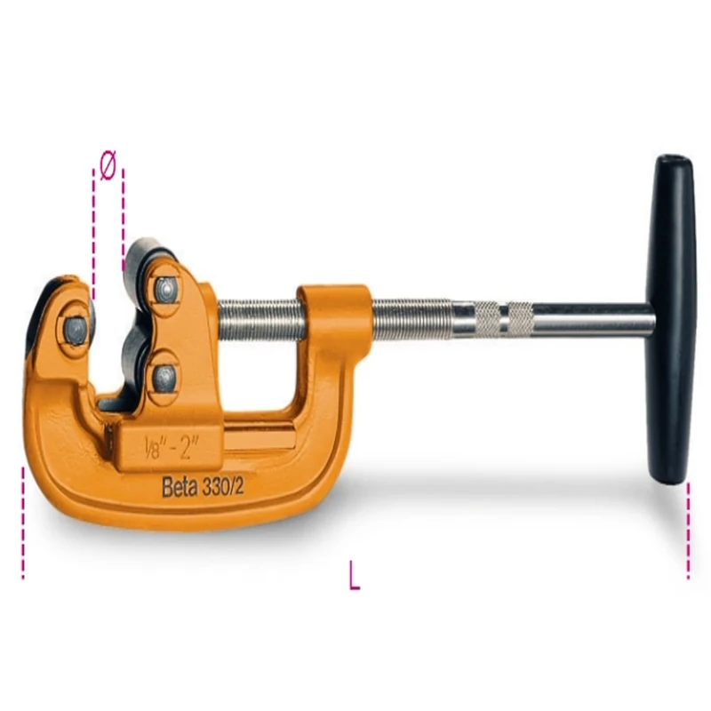 Beta 3300004 Model 330/4 Pipe Cutter for Steel Gas Pipes, 60mm-115mm