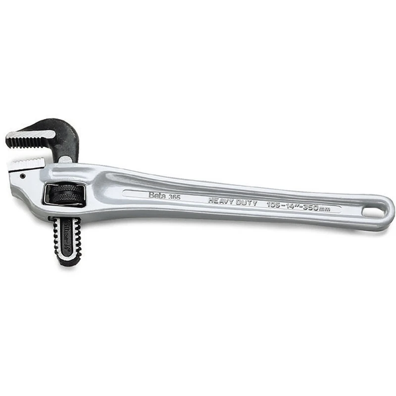 Beta 3650035 Model 365 350 Heavy Duty Pipe Wrench, Offset Pattern, Made From Light Alloy, 350mm