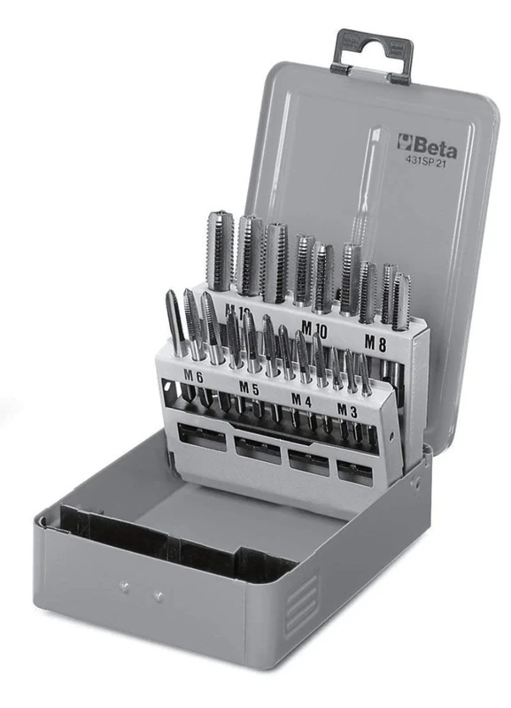 Beta 4310201 Metric HSS Hand Tap, 21 Piece