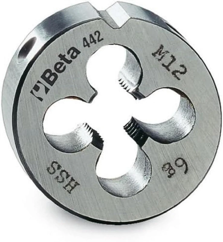 Beta 4420024 HSS Round Die, Coarse Pitch, M24 x 55mm O/D