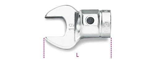 Beta 6420012 Dia Spigot Open Jaw Crowfoot Wrench for Torque Bars 16mm, 12mm Size