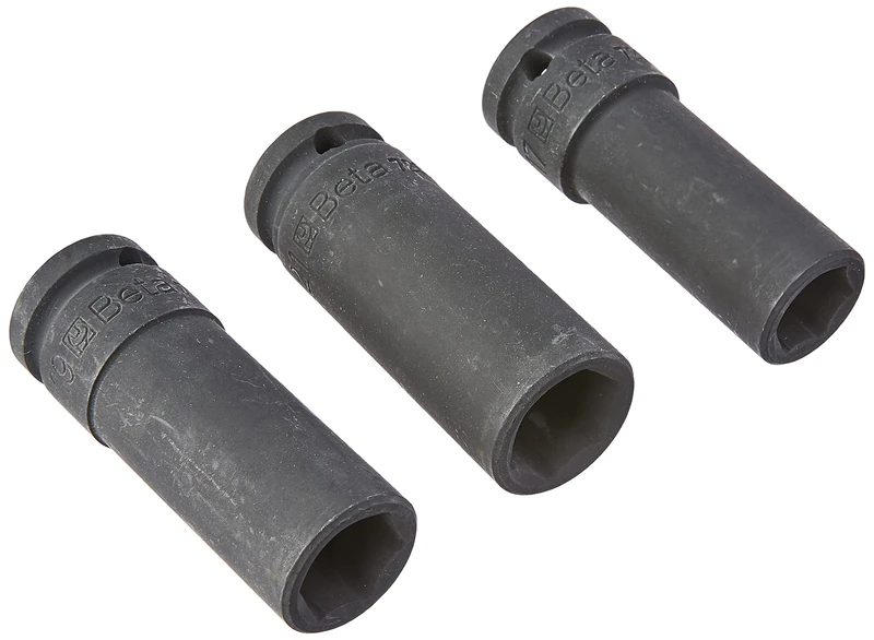 Beta 7200355 Impact Socket, 1/2 Drive, Pack of 3