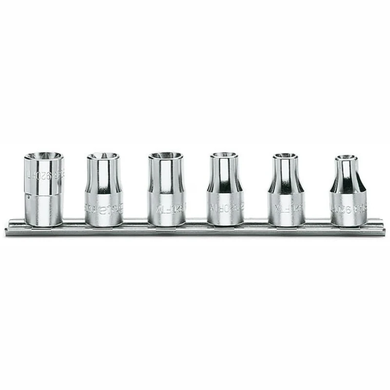 Beta 9200390 Model 920 FTX/SB6 Hand Sockets for Torx Head Screws for Item 920ftx with Support, 1/2 Drive, 6 Pieces