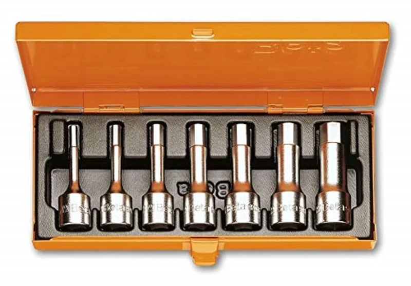 Beta 9200518 Model 920 ME/C7 Socket Drivers for Item 910me In Case, 1/2 Drive, 7 Pieces