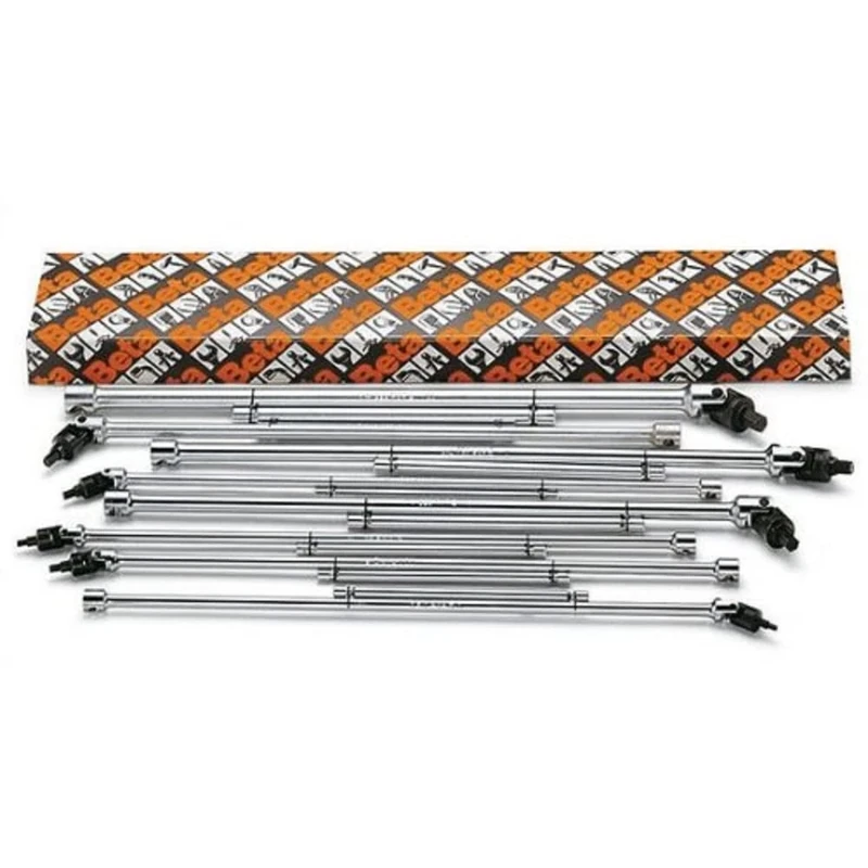 Beta 9530301 Model 953 /S9 Set of 9 T-Handle Wrenche with Swivelling Hexagon Male End