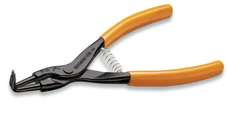 Beta 10380028 Model 1038 300 External Circlip Pliers, Bent Pattern, 90deg, Pvc-coated Handles for 85-200mm Circlips, 300mm