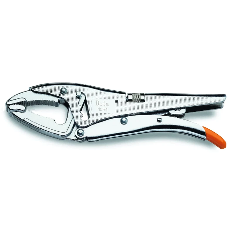 Beta 10510025 Model 1051 Double Adjustment Self-locking Pliers, Long Jaws, 255mm