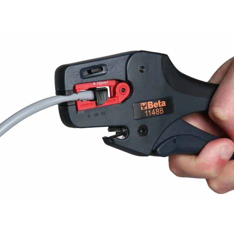 Beta 11480200 Model 1148 B Wire Stripping Pliers, Self-adjusting with Cutting Device