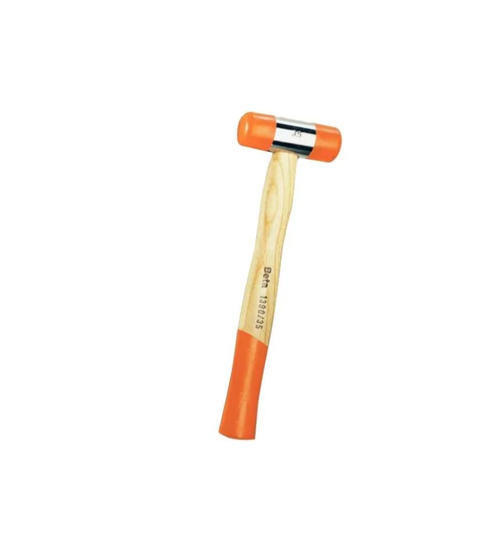 Beta 13900060 Model 1390 60 Soft Plastic Face Hammers, Wooden Shafts, 60mm