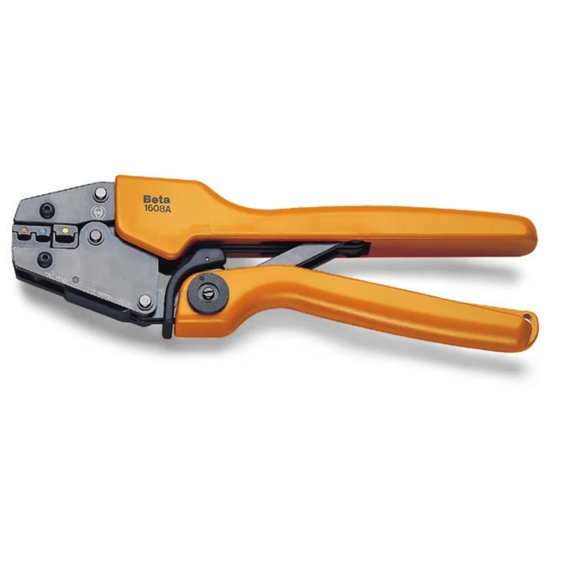 Beta 16080005 Model 1608 A Heavy Duty Crimping Plier for Insulated Terminals, 0.75-6mm
