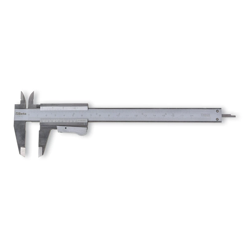 Beta 16500001 Model 1650 Workshop Vernier Caliper, Reading to 0.05mm, Reading to 1/128, 150mm/6"