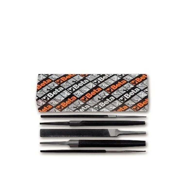 Beta 17180050 Model 1718 A10/S5 Set of 5 File without Handles, 10"/250mm