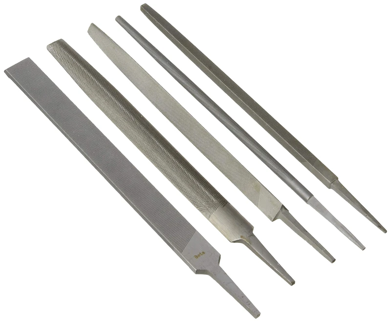 Beta 17180150 Model 1718 D10/S5 Set of 5 File without Handles, 10"/250mm