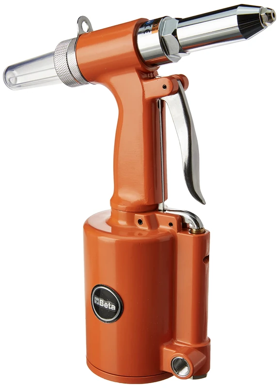 Beta 19460001 Model 1946 Air Riveter with 4 Nozzles, 2.4mm-4.8mm, 1/4" Gas