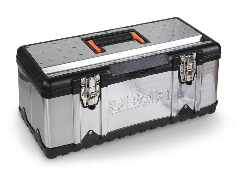 Beta 21170500 Model Cp17 Tool Box, Made of Stainless Steel and Plastic Removable Tote-Tray