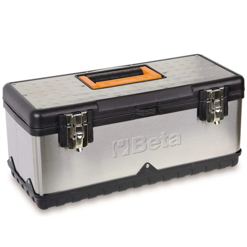 Beta 21170502 Model Cp17L Tool Box, Made of Stainless Steel and Plastic Removable Tote-Tray
