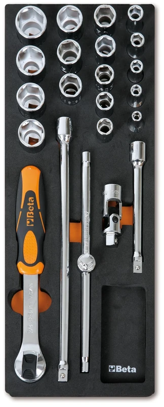 Beta 24500092 Model 2450 M92 22 Tools in Hard Thermoformed Tray