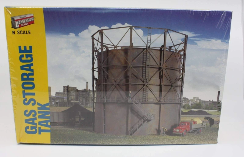 Walthers Cornerstone Series N Scale Gas Storage Tank 6-3/8" 16.2cm Diameter x 6-3/8" 16.2cm Tall