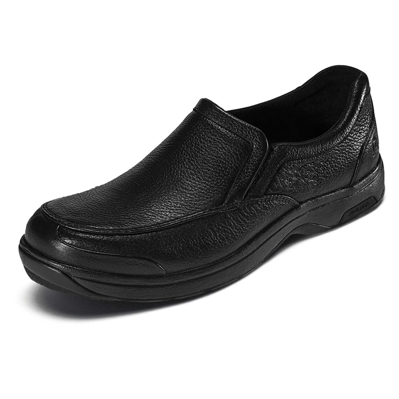 Dunham Men's Battery Park Slip-On, Black, Large