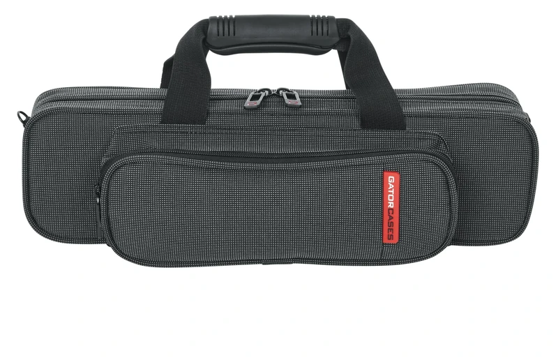 Gator Cases Lightweight Polyfoam Flute Case with Removable Strap and Rubber Interlocking Handle; (GL-FLUTE-A)