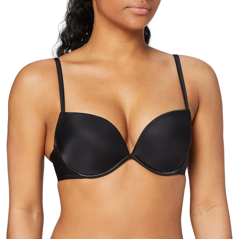 Wonderbra Women Full Effect Bra, Black, 38D