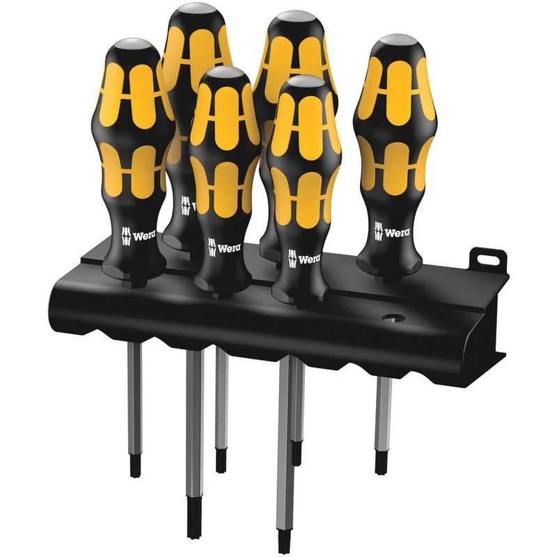 Wera 977/6 Kraftform Chiseldriver Set - 6 TX Screwdrivers