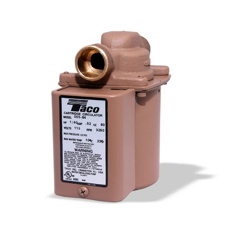 Taco 006-B4 Bronze Circulator Pump 3/4-Inch Sweat - Image 1