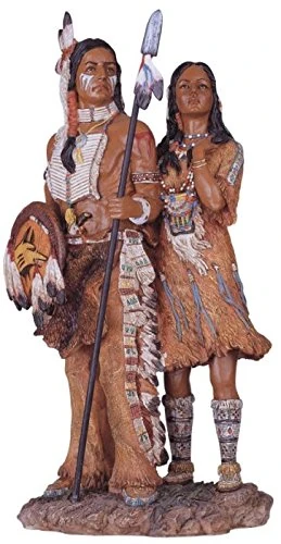 StealStreet George S. Chen Imports SS-G-11334 Native American Couple Collectible Indian Figurine Sculpture Statue