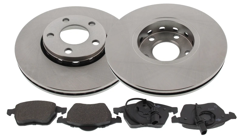 MAPCO 47860 Brake Set Brake Discs with Brake Pads Front Axle