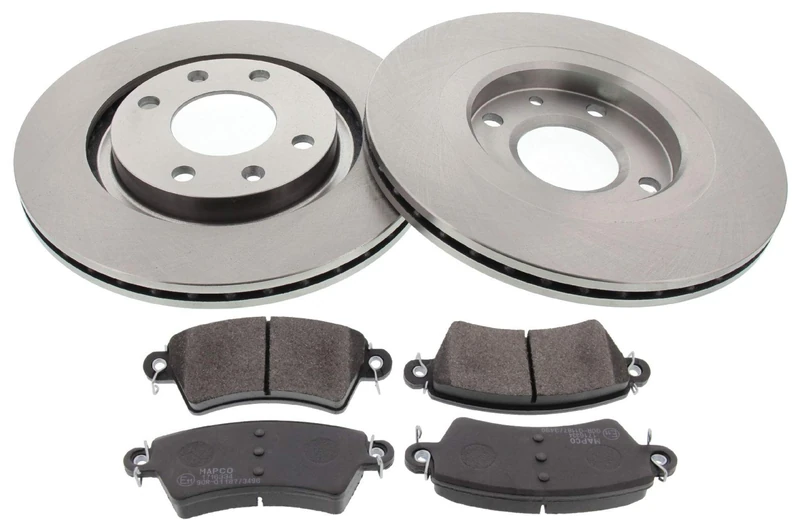 Mapco 47158 Brake Set Brake Discs with Brake Pads Front Axle